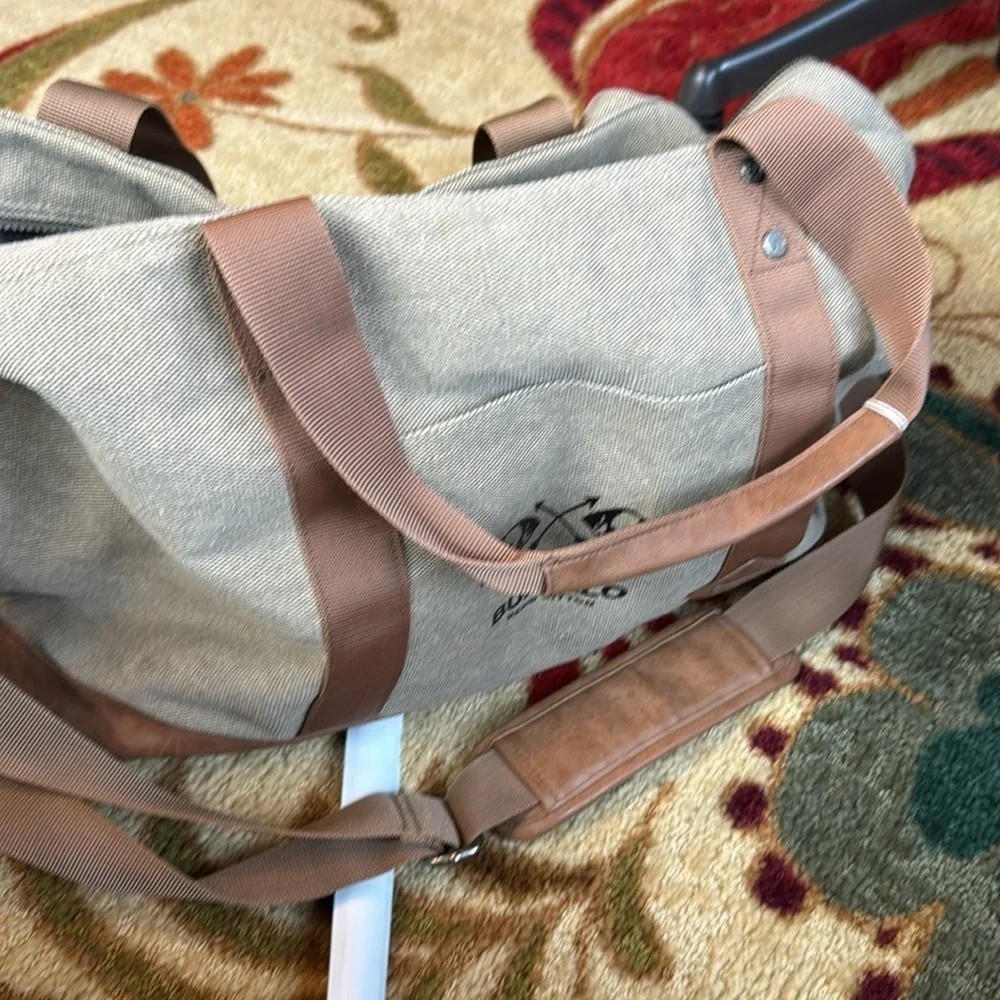 Buffalo David Bitton Messenger Weekender Travel Bag Canvas Cross Body